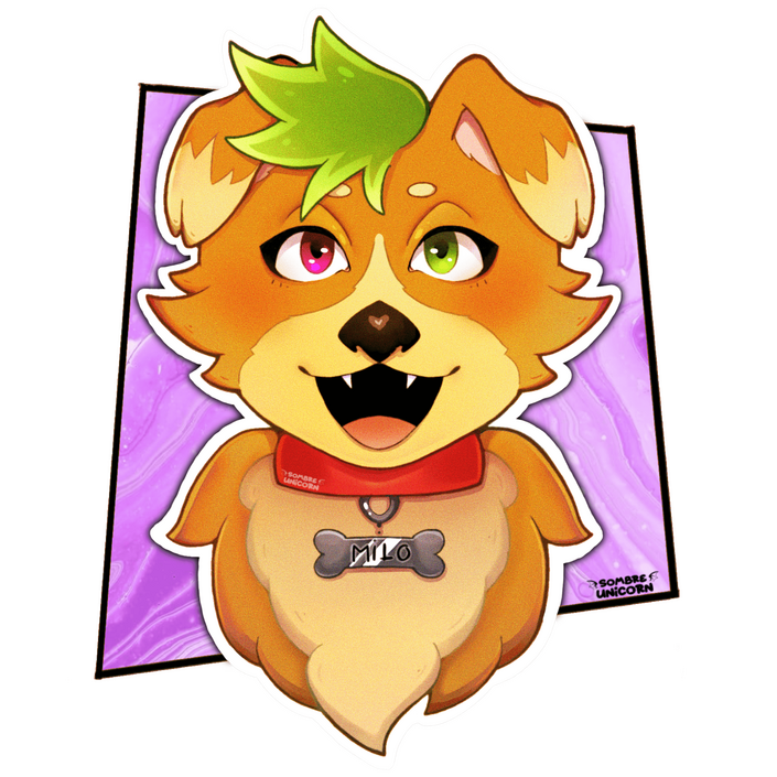 Milo the Golden Retriever (@CuddlePuppyMilo's fursona)