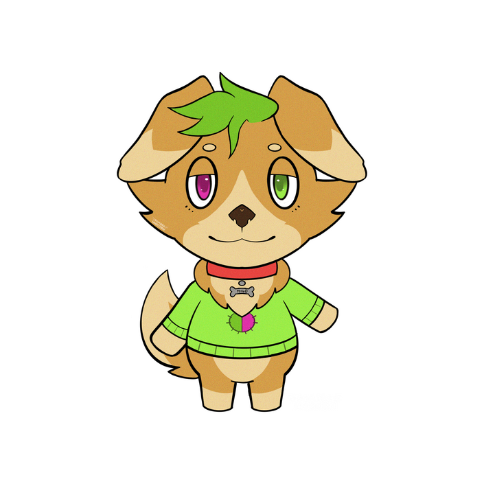 Milo the Golden Retriever (@CuddlePuppyMilo's fursona)